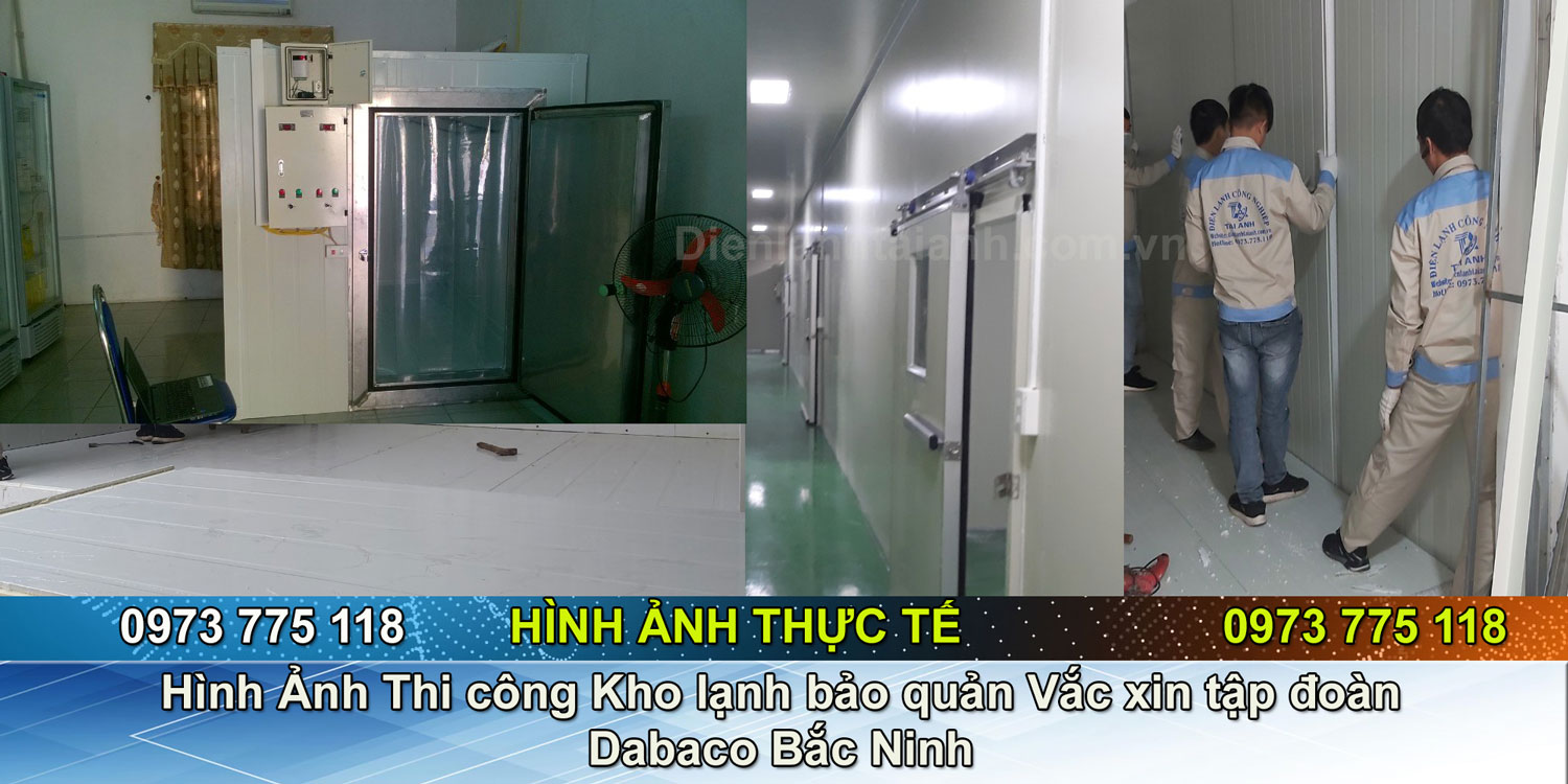 Cong trinh thi cong kho lanh Vaccine tap doan Dabaco Bac Ninh