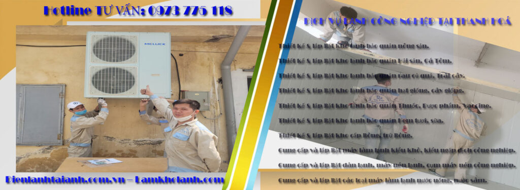 Đại chỉ lắp đặt kho lạnh công nghiệp tại Thanh Hoá