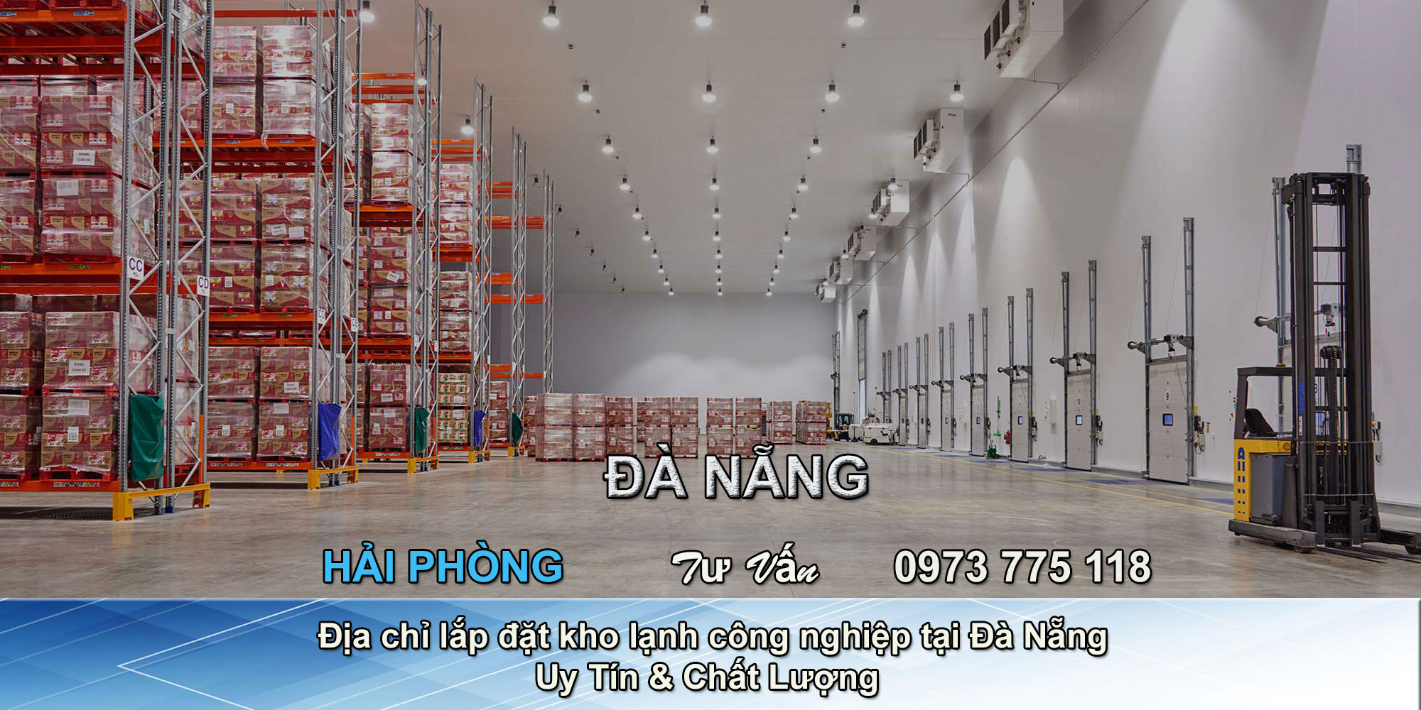Địa chỉ lắp đặt kho lạnh công nghiệp tại Đà Nẵng uy tín chất lượng