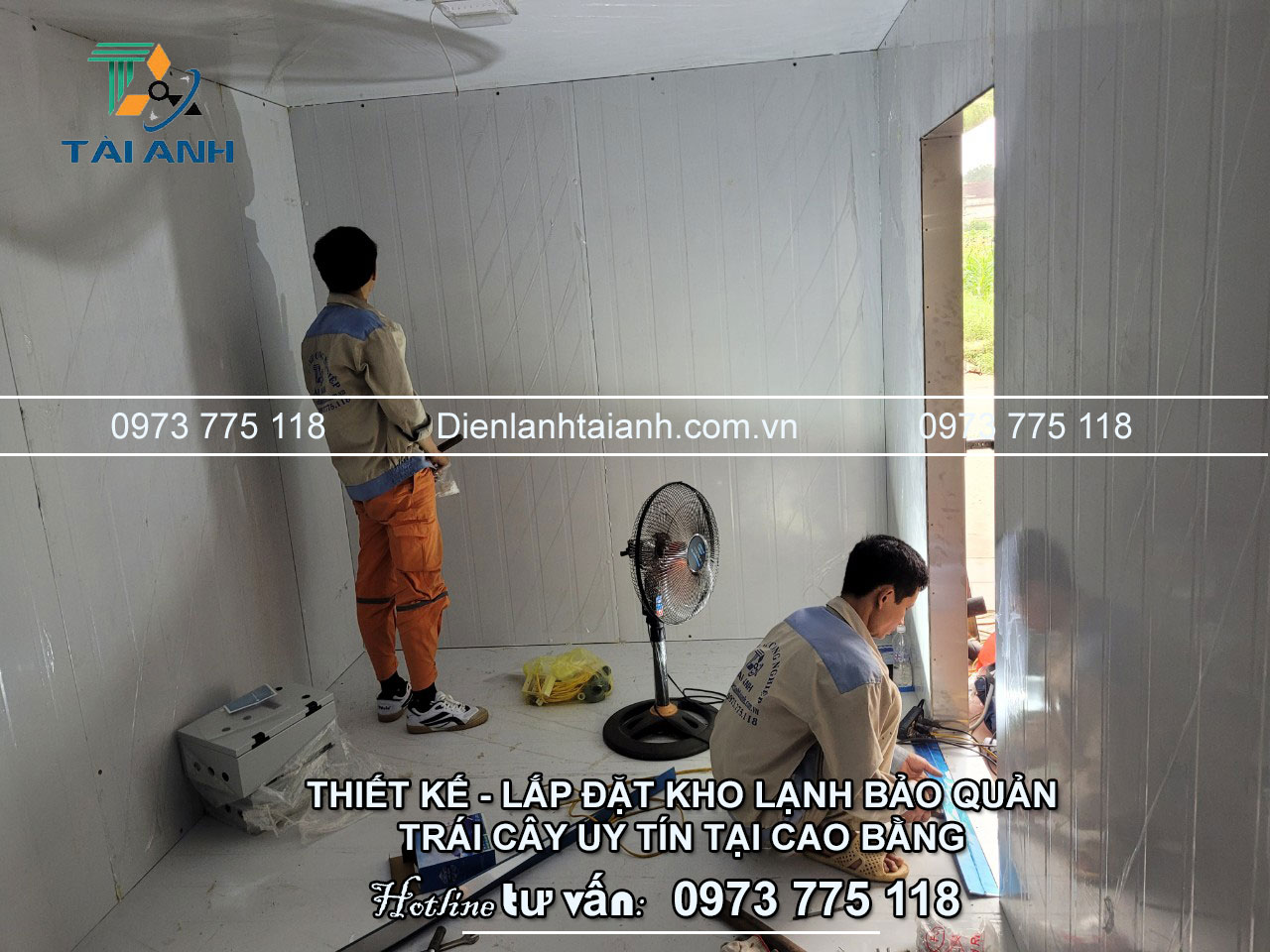 Thiết kế và Lắp đặt kho lạnh bảo quản trái cây tại Cao Bằng