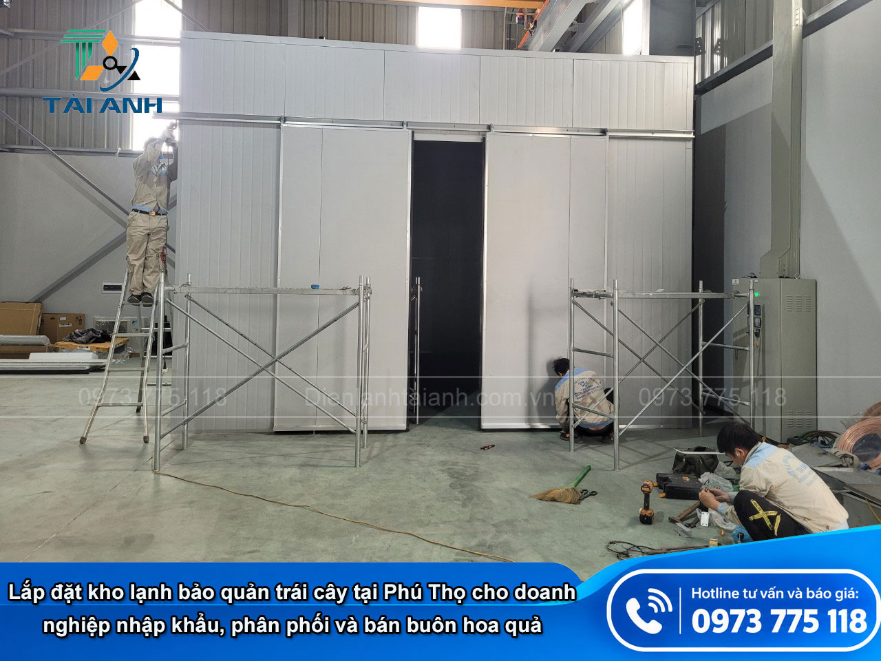 Lắp đặt kho lạnh bảo quản trái cây tại Phú Thọ Lắp đặt kho lạnh bảo quản trái cây tại Phú Thọ