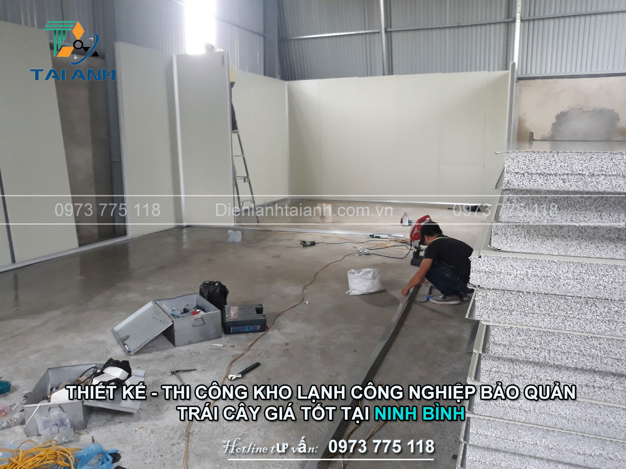 Thi công và lắp đặt kho lạnh bảo quản trái cây tại Ninh Bình