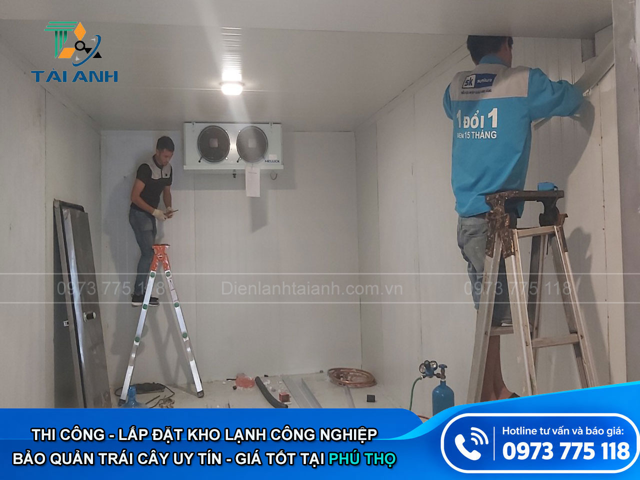 Thi công và Lắp đặt kho lạnh bảo quản trái cây tại Phú Thọ Thi công và Lắp đặt kho lạnh bảo quản trái cây tại Phú Thọ